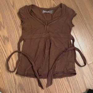 Vintage Y2K Zara tie back top